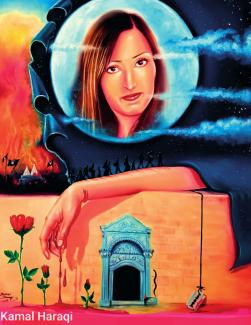 Camal Haraqi : Mona Lisa Yezidie, 2018 (illustration from the article)