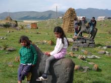 Old graveyard in Rya Taze (August 2007)