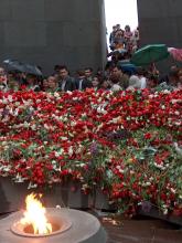 Genocide memorial day in Yerevan (April 2006)